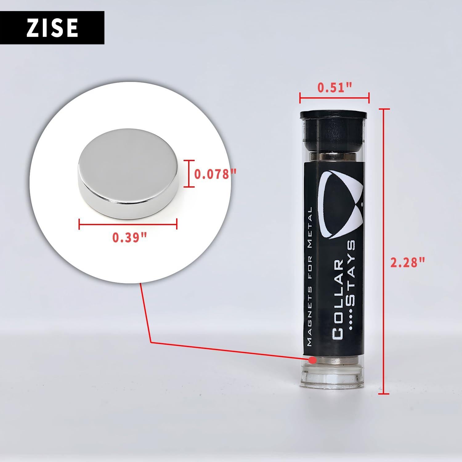 Imanes Magnéticos N42 para Stays de Cuello Metálico - 20 Pcs