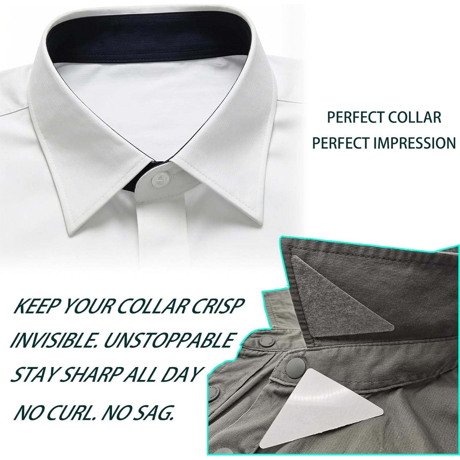 Permanentes para Cuellos de Camisas Kelyva 120PCS PVC Transparente