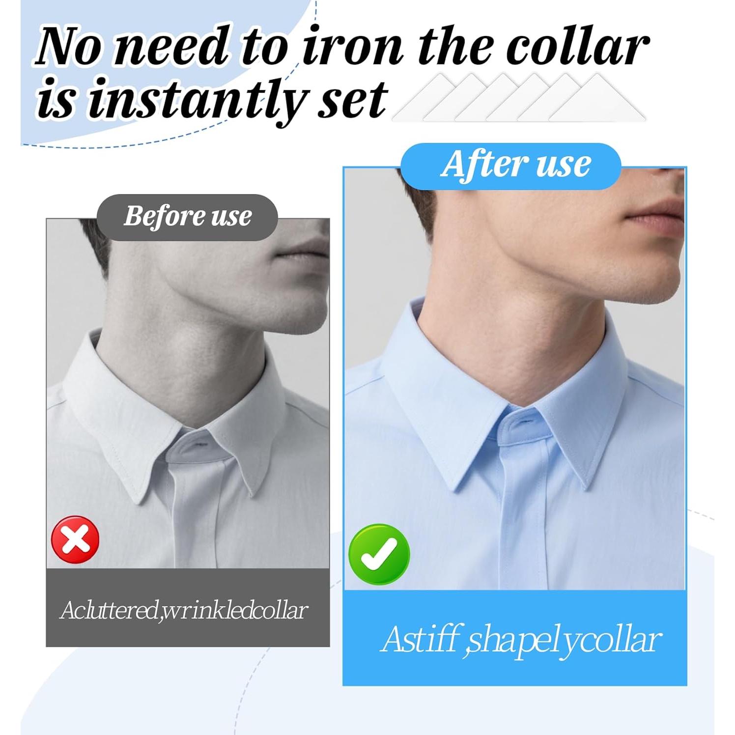 120 Soportes de Cuello Autoadhesivos ValueBargain para Camisas