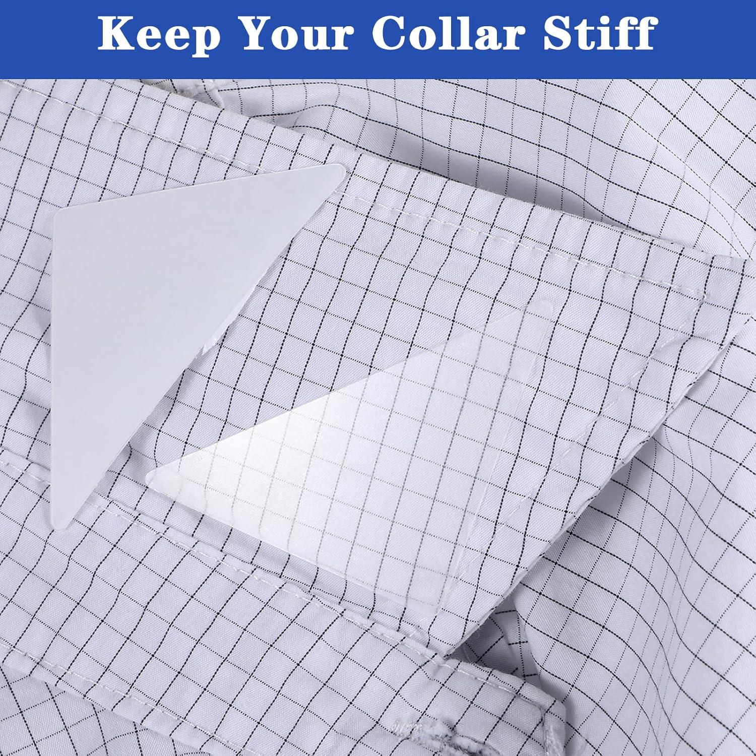 60 Soportes de Cuello Reutilizables Quilax para Camisas de Hombre