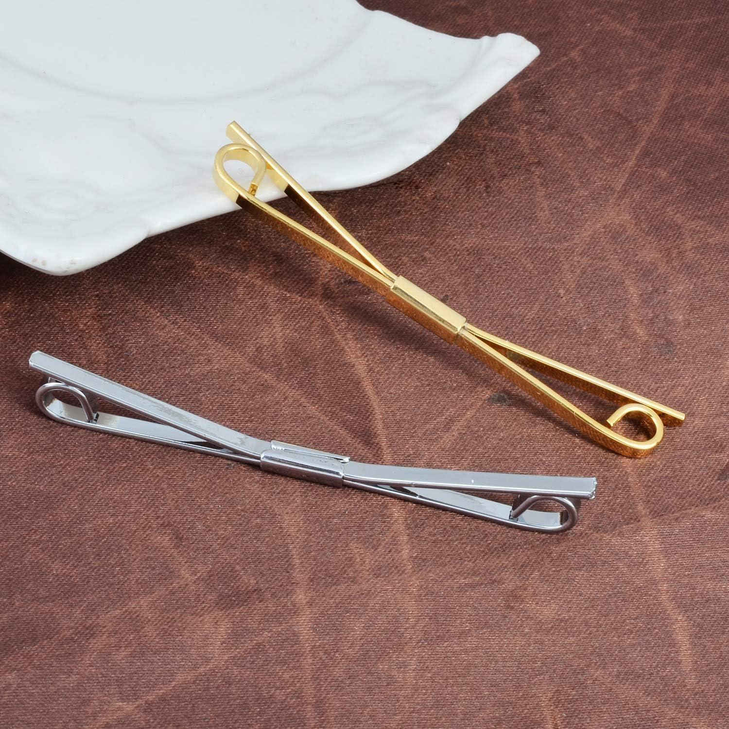 2 Clips de Corbata Pajarita Canjoyn - 62mm Elegantes