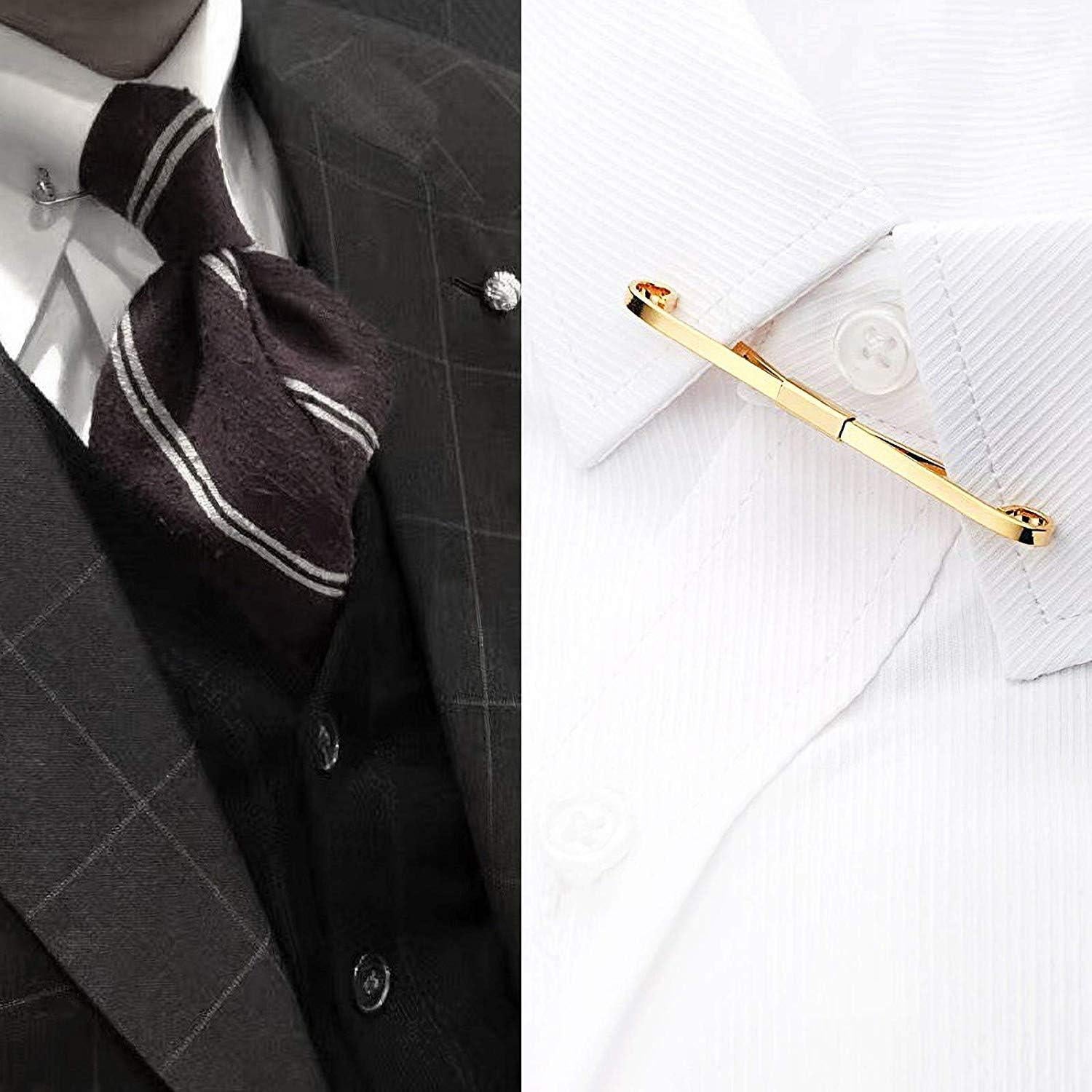 2 Clips de Corbata Pajarita Canjoyn - 62mm Elegantes