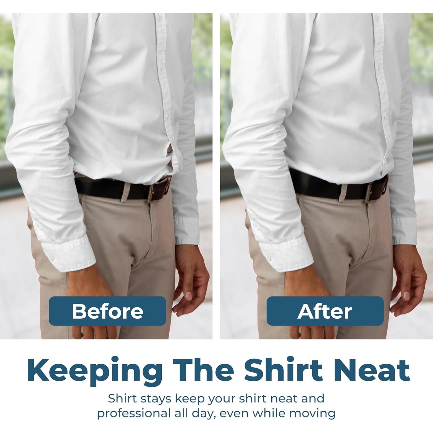 Soportes de Camisa Militar Net Focus para Hombres - 2 Piezas Ajustables