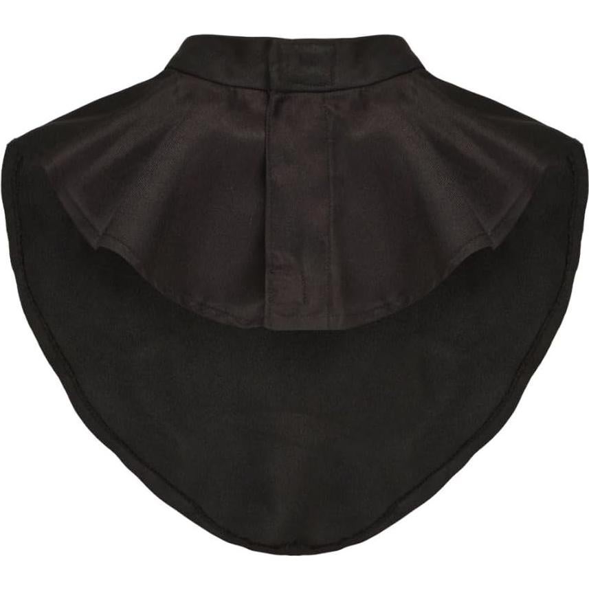 Collar Clerical Unisex Negro con Inserto Blanco - 2 Piezas