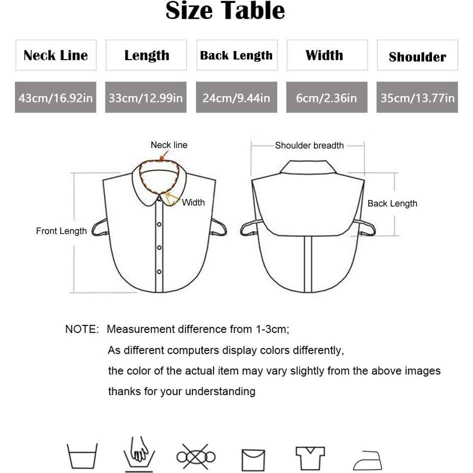 Collar Falso Sólido para Hombre Joyci - 100% Algodón