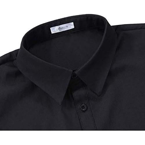 Collar Falso de Hombre Joyci 100% Algodón Negro