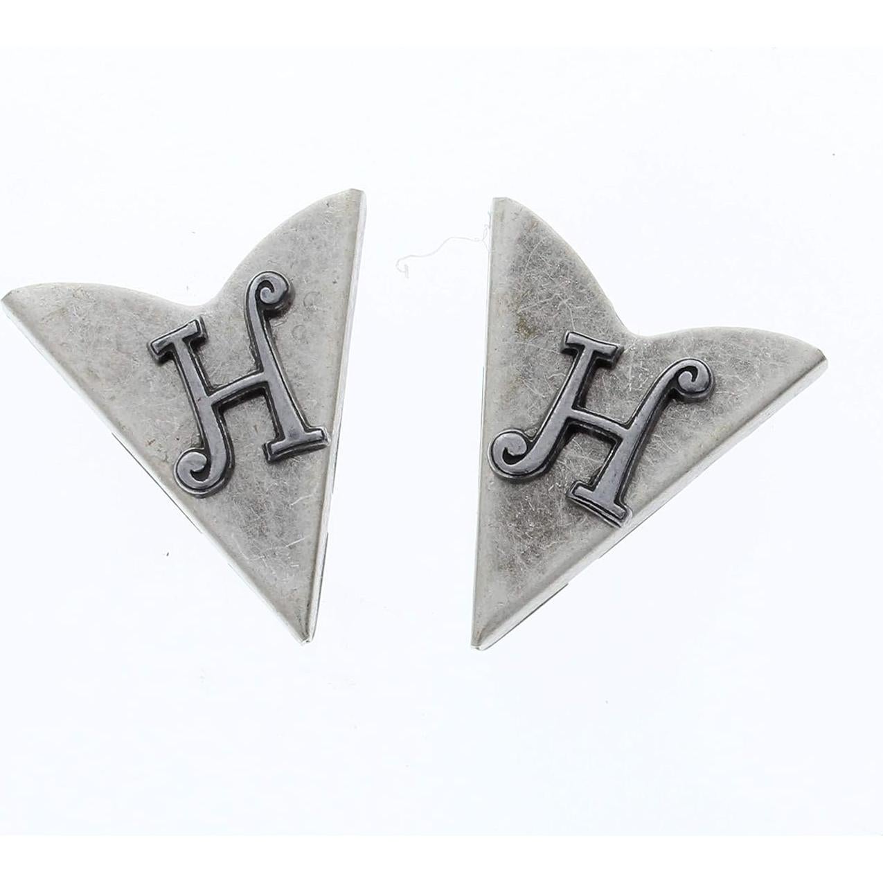 Puntas de Collar Plateadas HHH para Camisas de Vestir Unisex