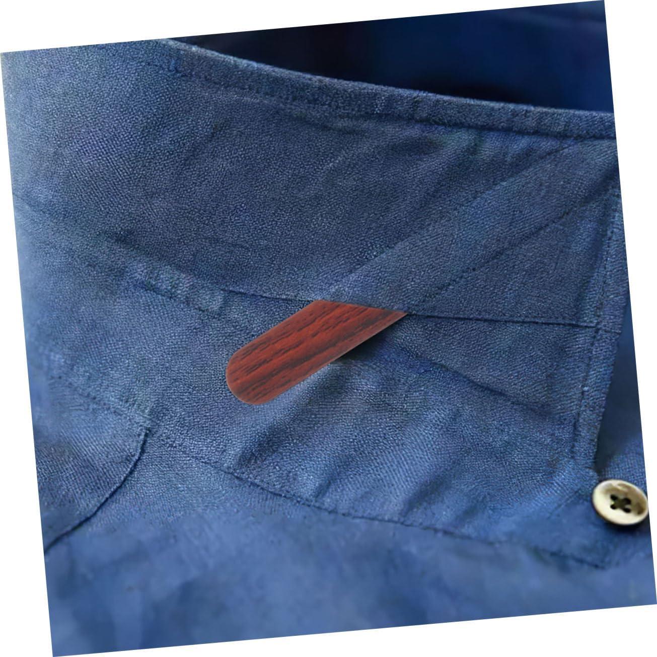 Soportes de Cuello de Madera LIFKOME para Camisas de Hombre - 2 Pares