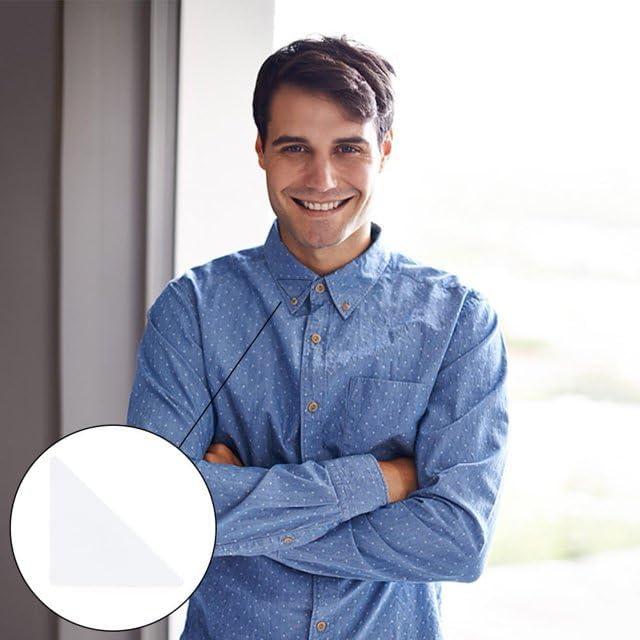 40 Soportes Adhesivos para Cuello de Camisa Sndperiexam - Anti-Deformación