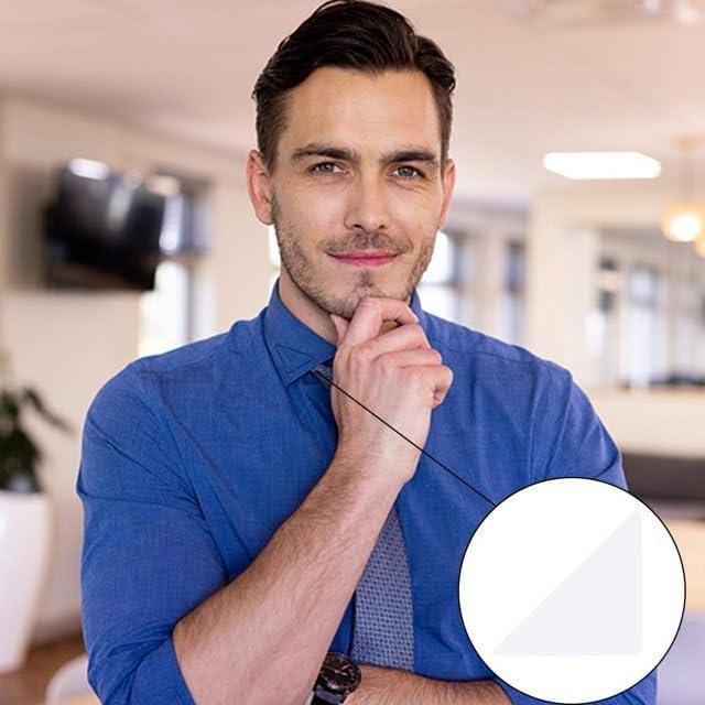 40 Soportes Adhesivos para Cuello de Camisa Sndperiexam - Anti-Deformación