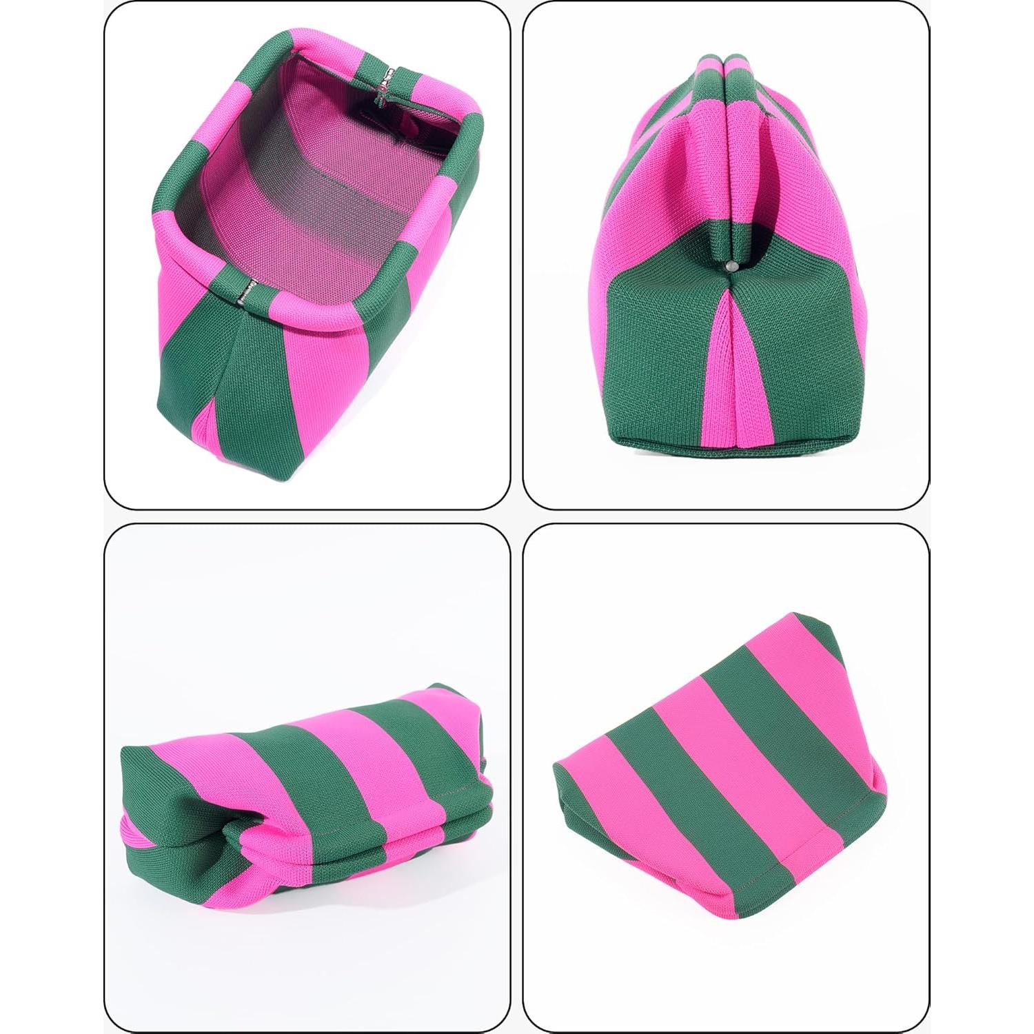 Bolso de Playa Tejido para Mujer - Clutch de Verano 30.5x10.7x17 cm