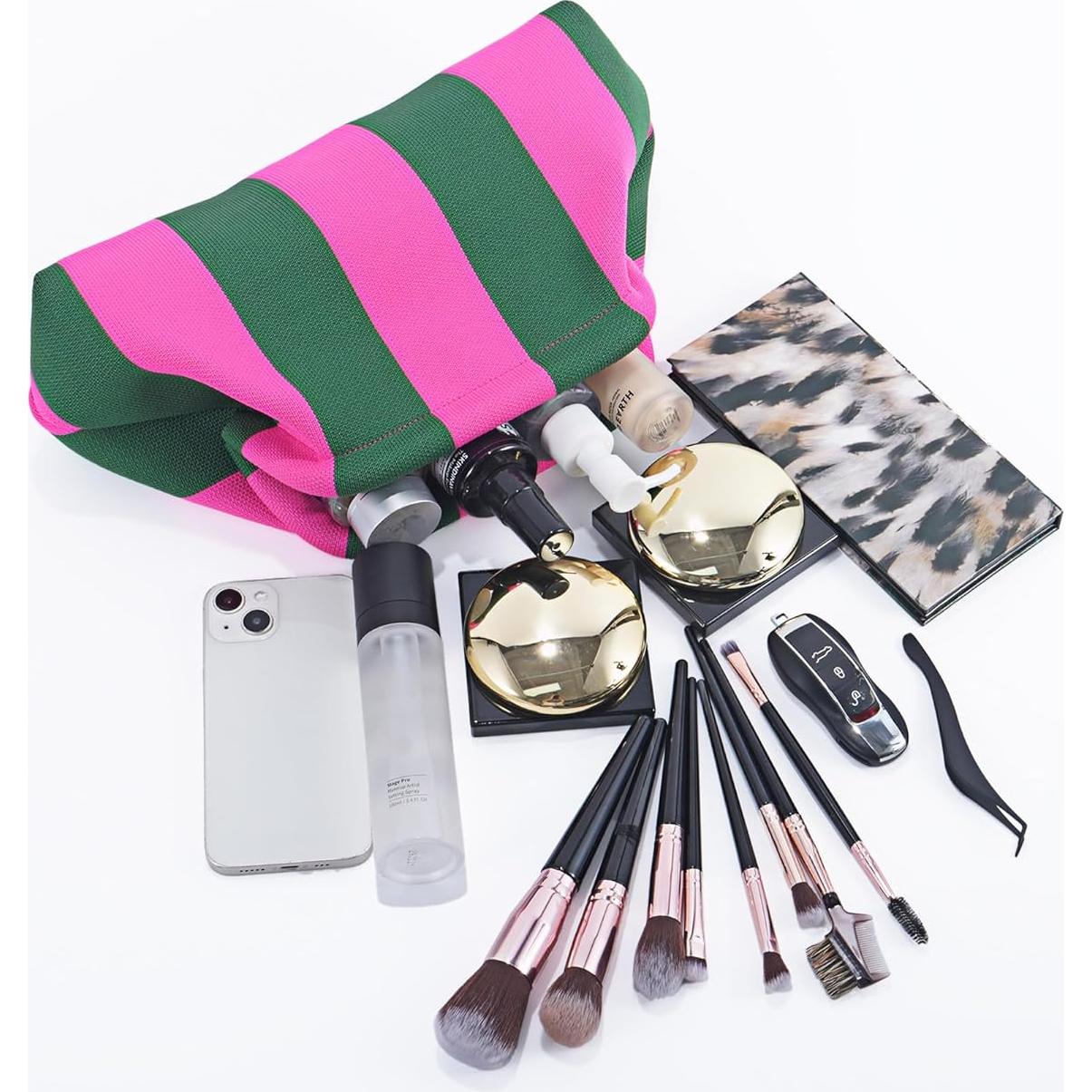 Bolso de Playa Tejido para Mujer - Clutch de Verano 30.5x10.7x17 cm