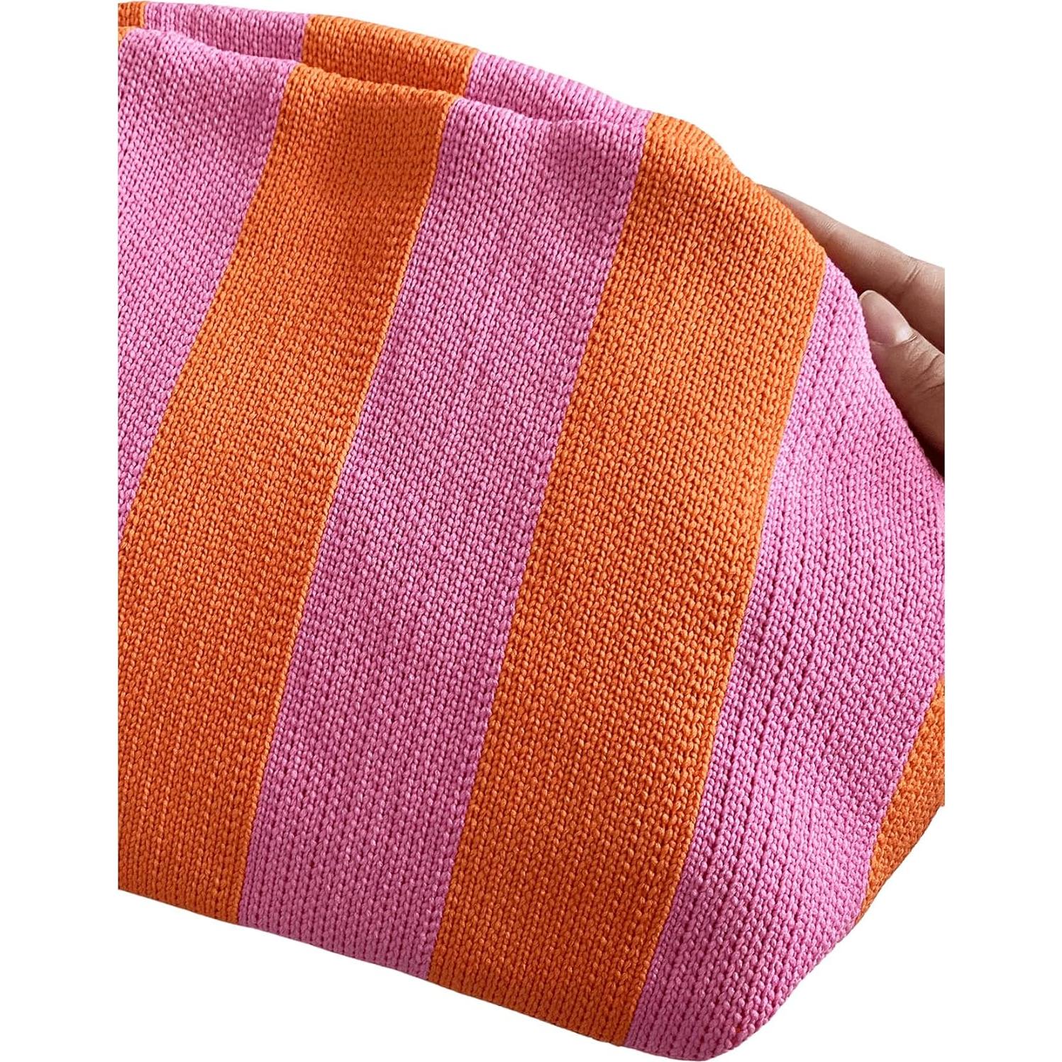 Bolso de Mano Colorblock Verdusa para Mujeres Talla Única