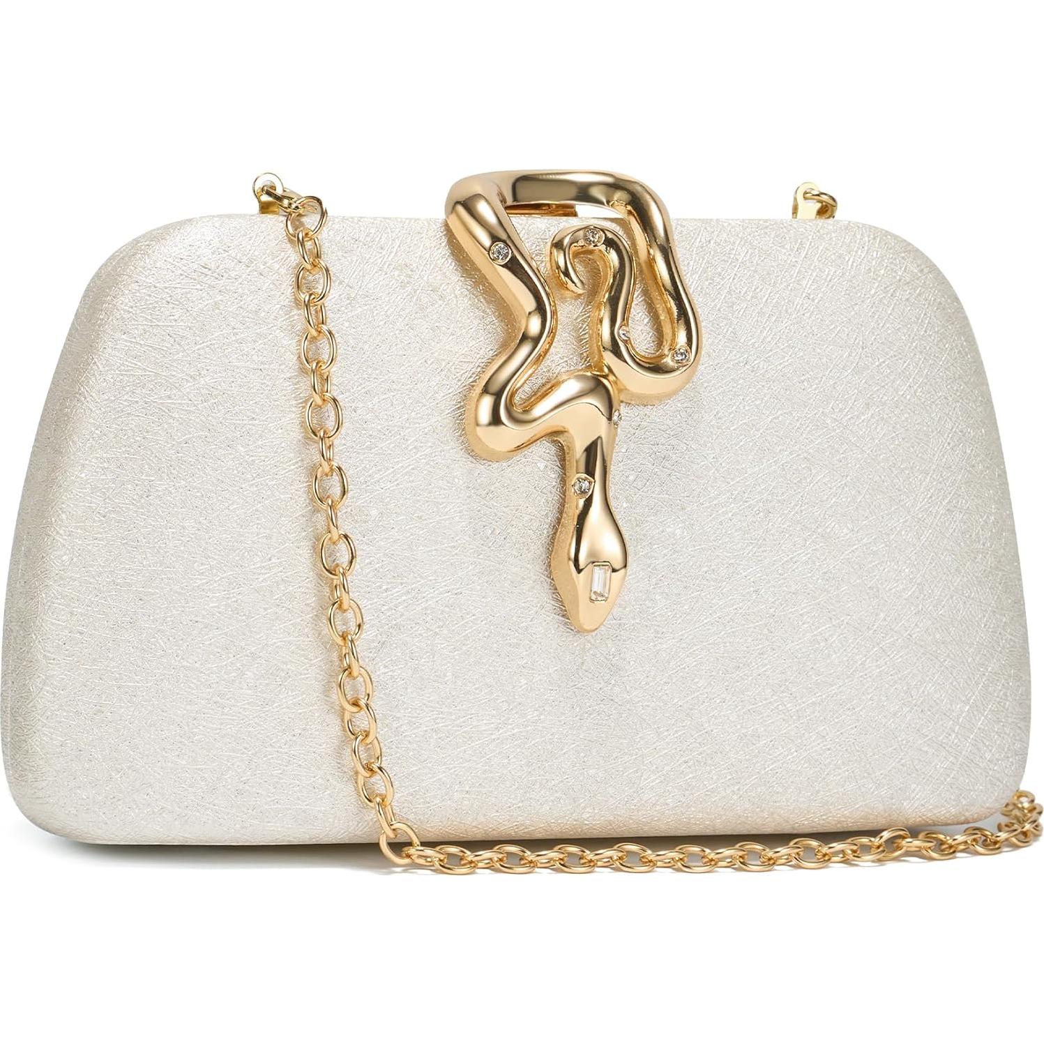 Cartera de Purpurina SWEETV Chunli para Mujeres - Elegante Bolsa de Noche