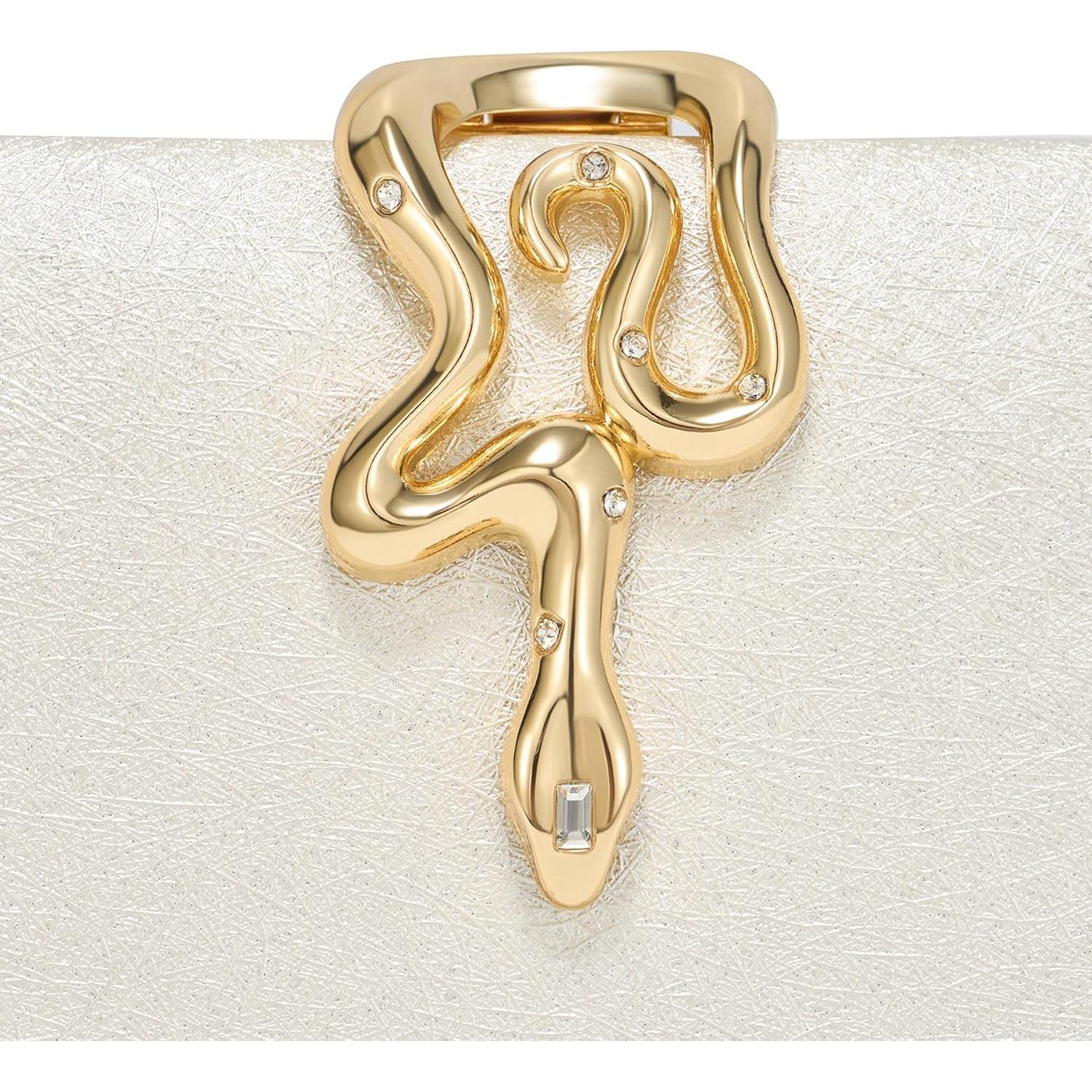 Cartera de Purpurina SWEETV Chunli para Mujeres - Elegante Bolsa de Noche