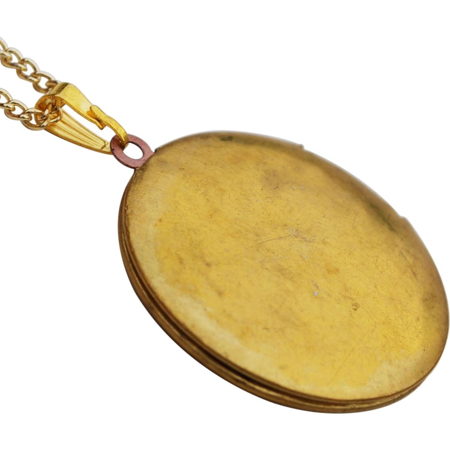 Collar de Relicario con Moneda Roosevelt 10 Centavos 1985