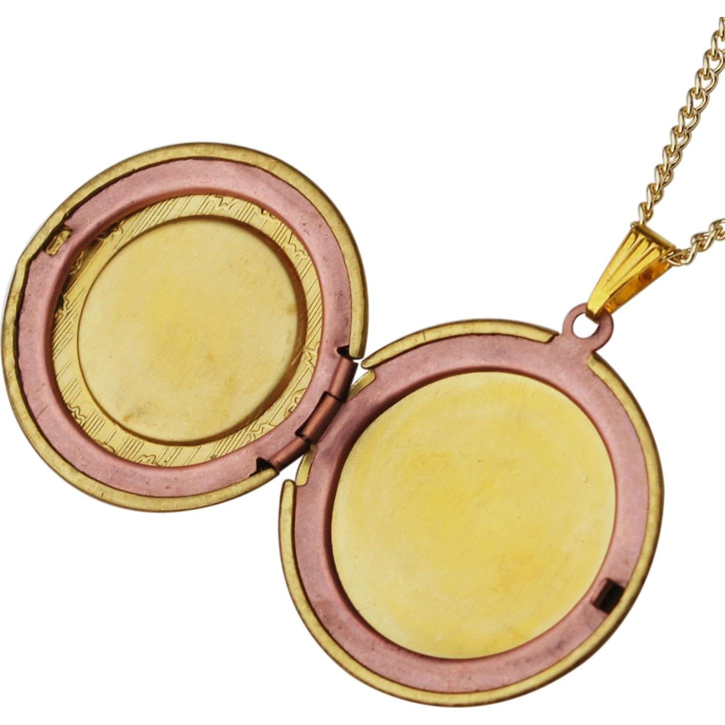 Collar de Relicario con Moneda Roosevelt 10 Centavos 1985