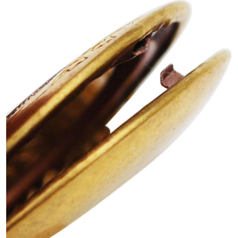 Collar de Relicario con Moneda Roosevelt 10 Centavos 1985