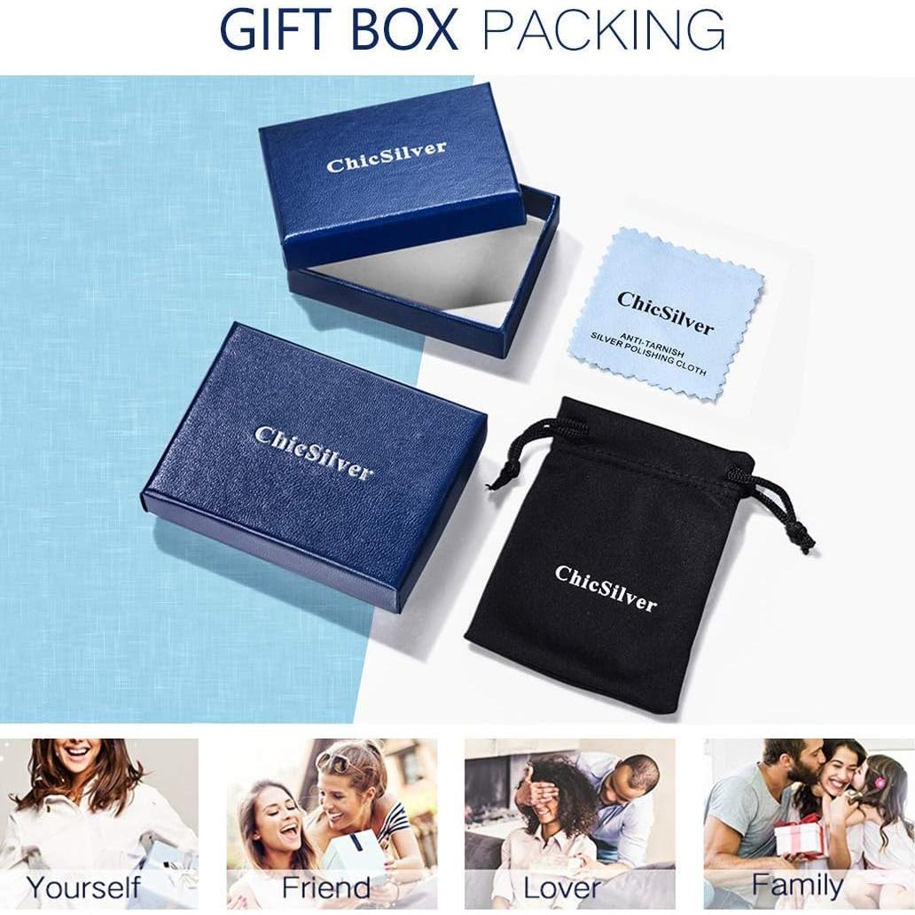 Collar de Moneda ChicSilver Plata Esterlina 18k para Mujeres