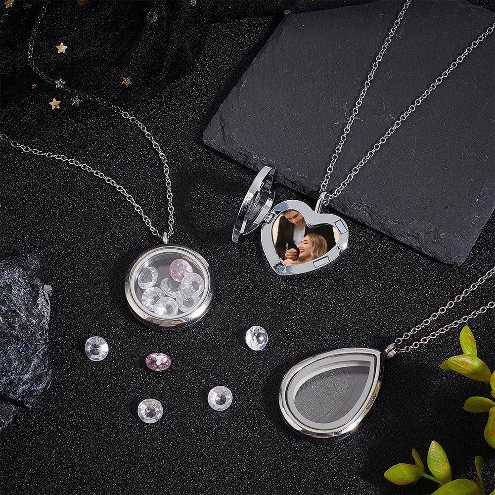 Collar con Colgante PH PandaHall 3 Estilos Acero Inoxidable