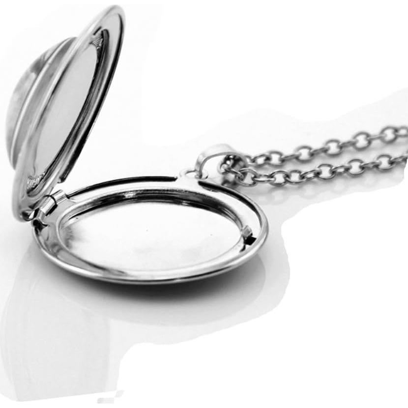 Colgante Locket Mariposa Azul y Morado DianaL 3.18 cm