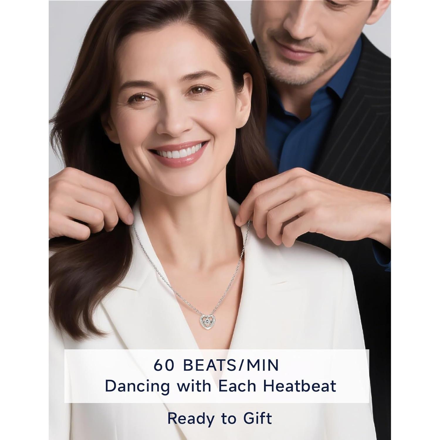 Collar de Moissanita Bailarín MomentWish 1.27 Quilates Plata 925