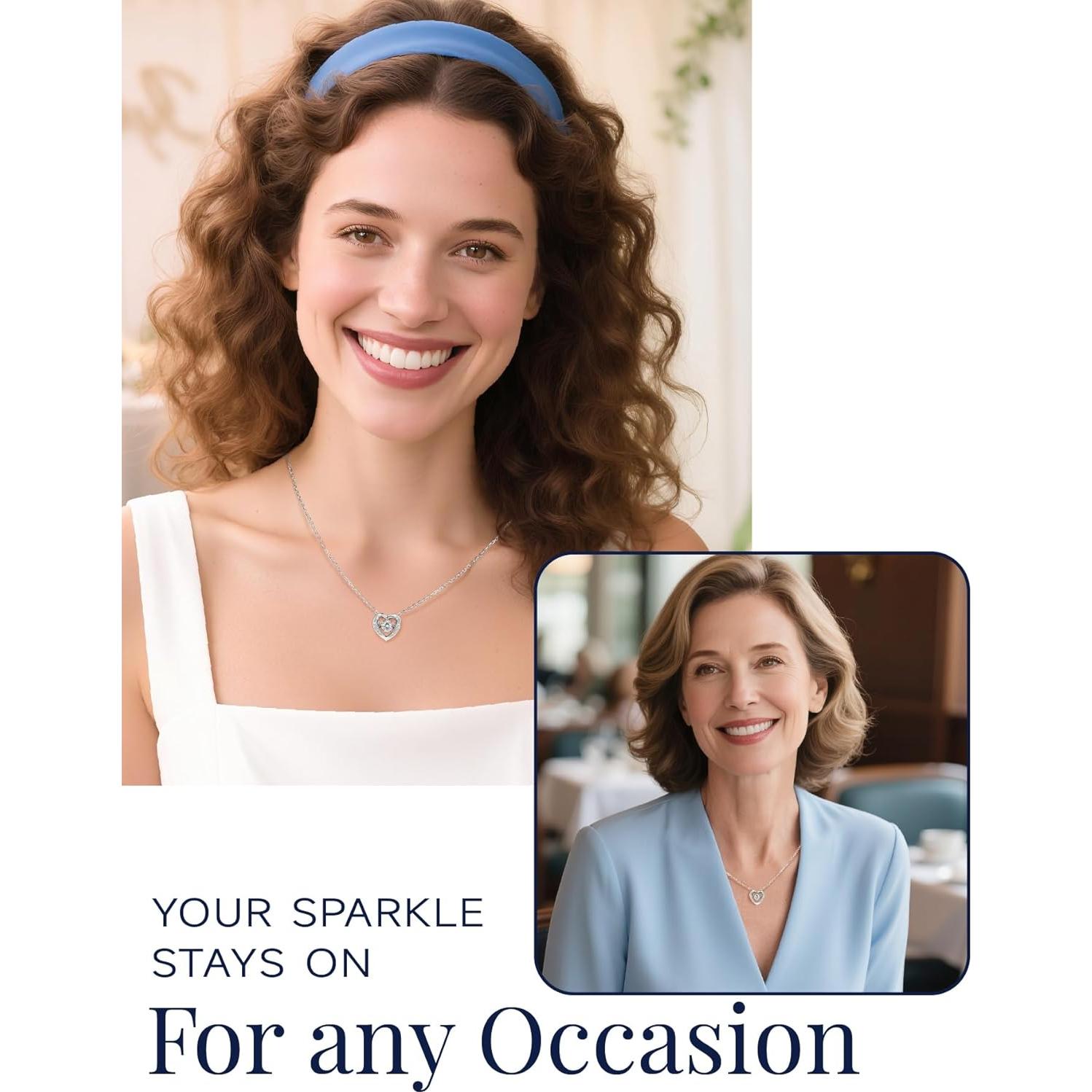 Collar de Moissanita Bailarín MomentWish 1.27 Quilates Plata 925