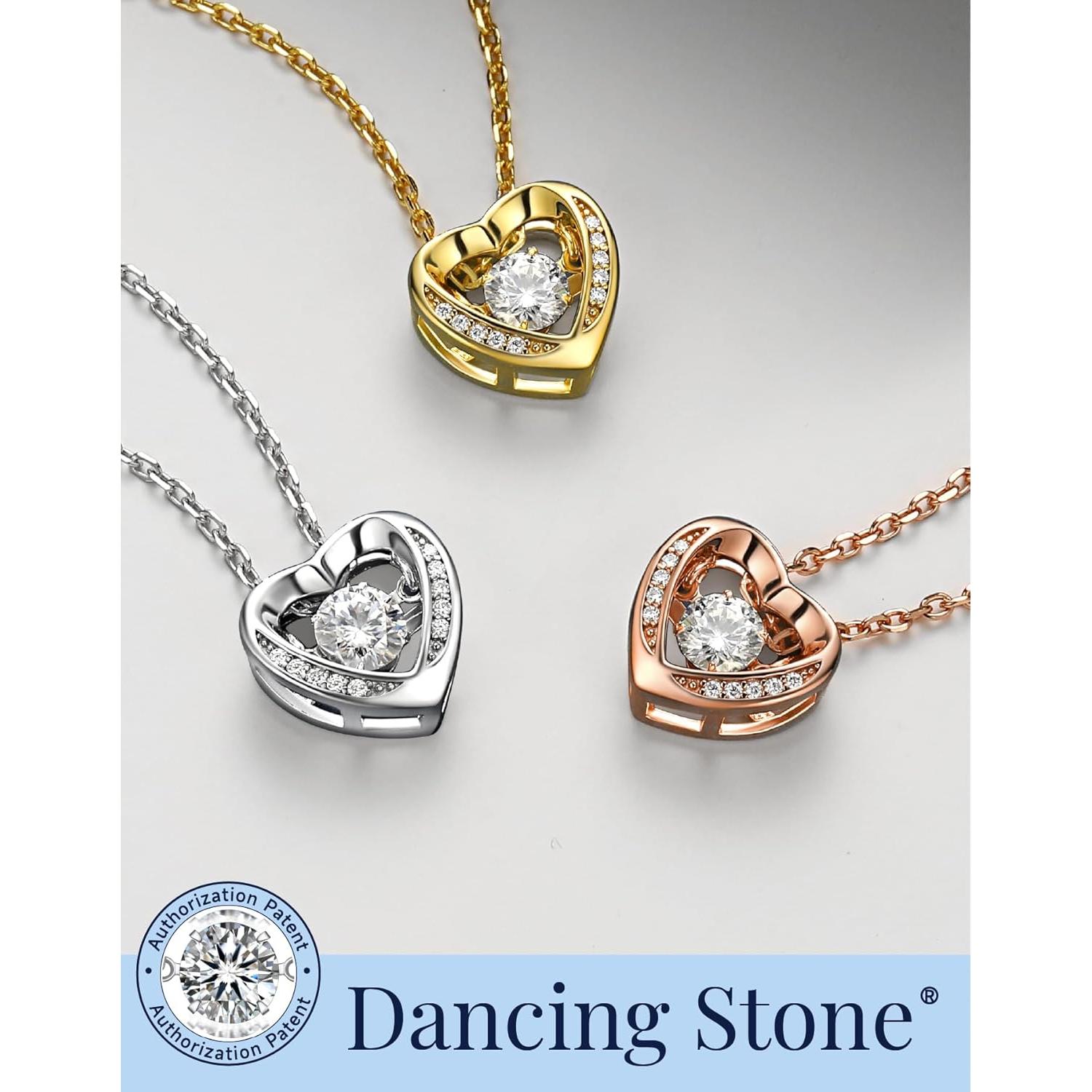 Collar de Moissanita Bailarín MomentWish 1.27 Quilates Plata 925