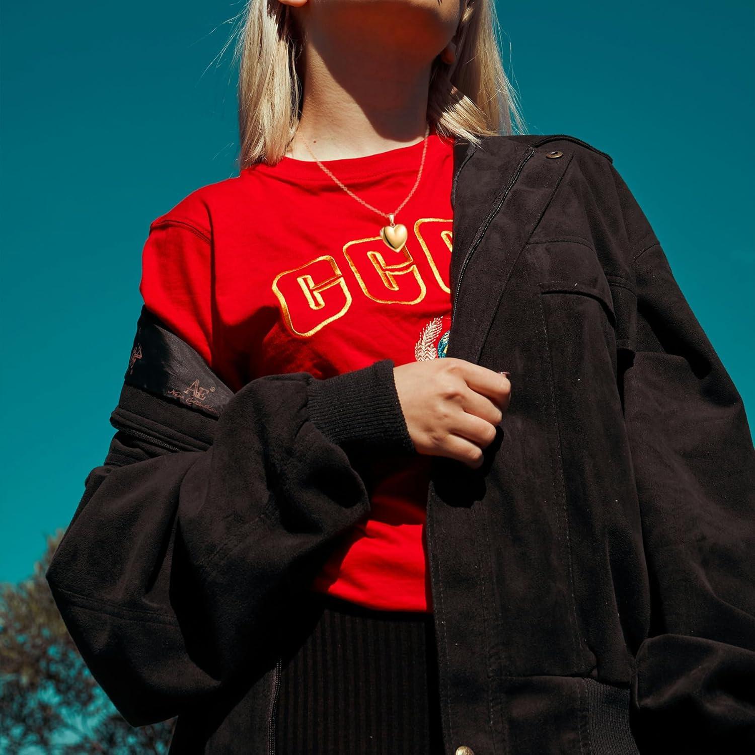 Collar Locket Corazón Acero Inoxidable GIVUFUN 60 cm