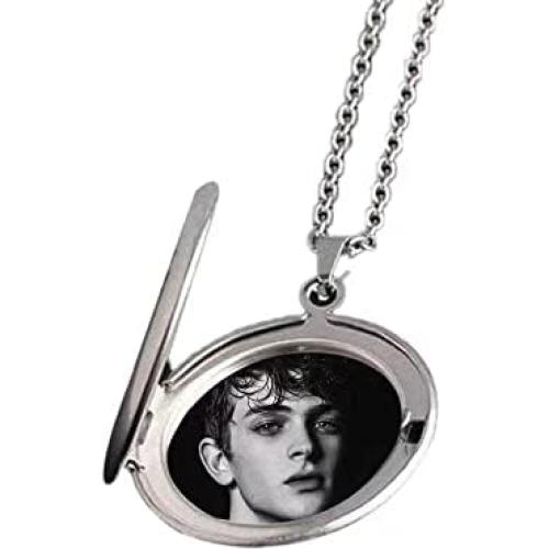 Collar Locket Cruz Religiosa Acero Inoxidable 2 Fotos 45.72 cm