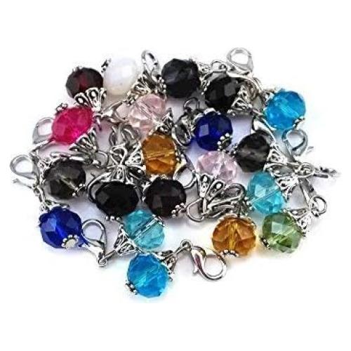 Colgantes de Cristal Coloridos Yueton - 20 Piezas con Cierre de Langosta
