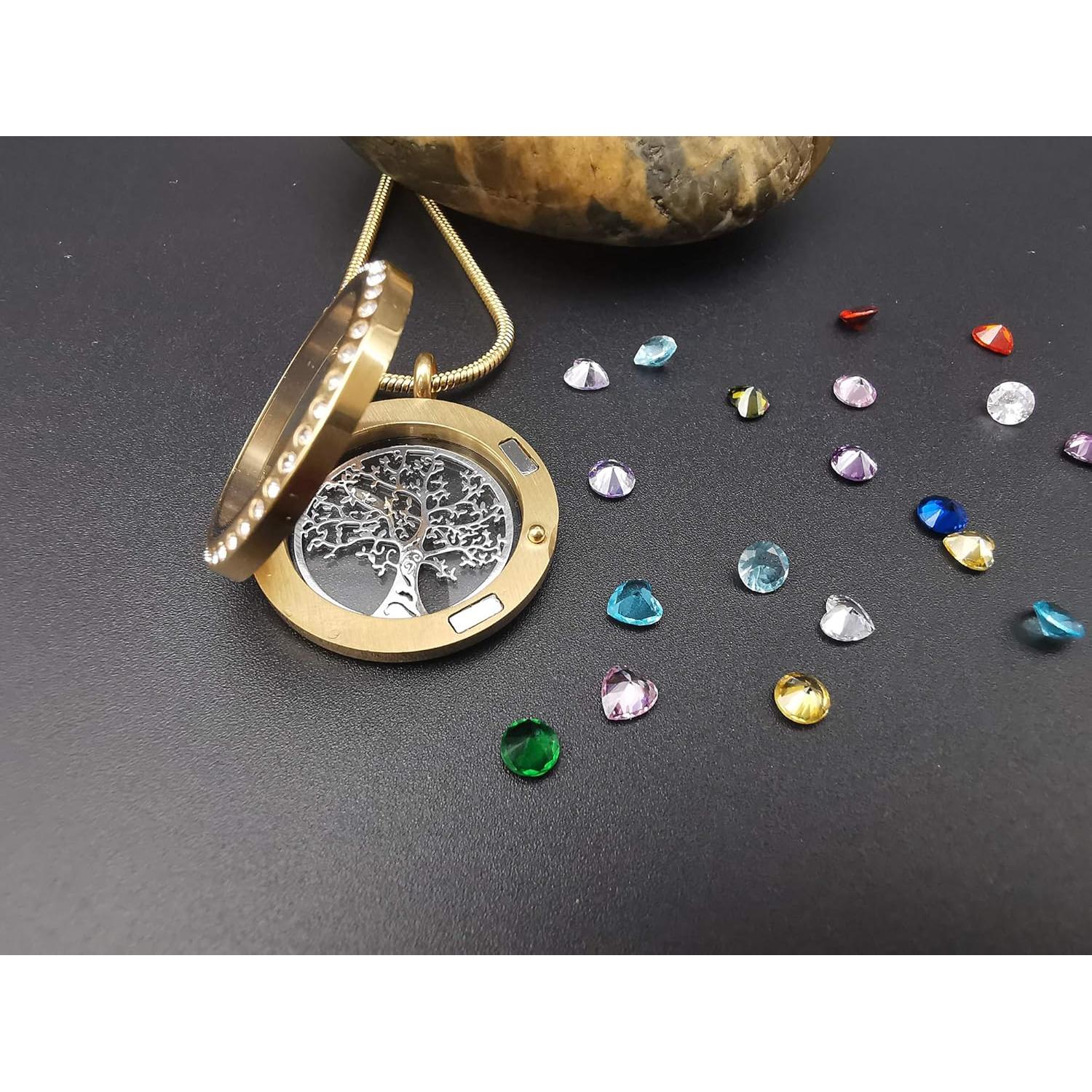 Colgante Locket Flotante Árbol de la Vida GOKING Oro 18K