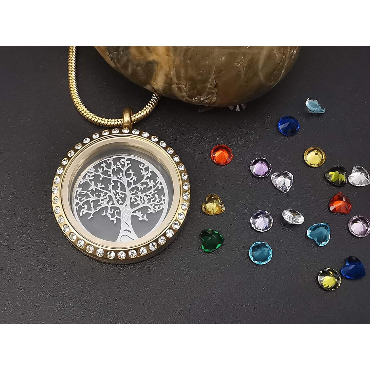 Colgante Locket Flotante Árbol de la Vida GOKING Oro 18K