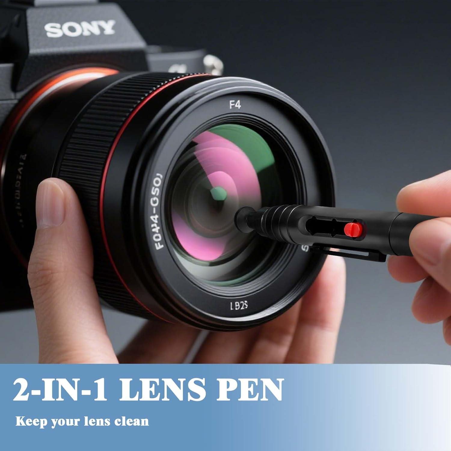 Kit de limpieza de lentes de cámara Kioguc 14 piezas