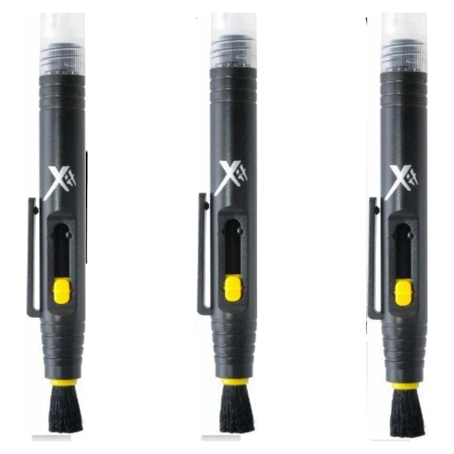 Juego de 3 Pinceles de Limpieza KLIOMAX para Lentes DSLR
