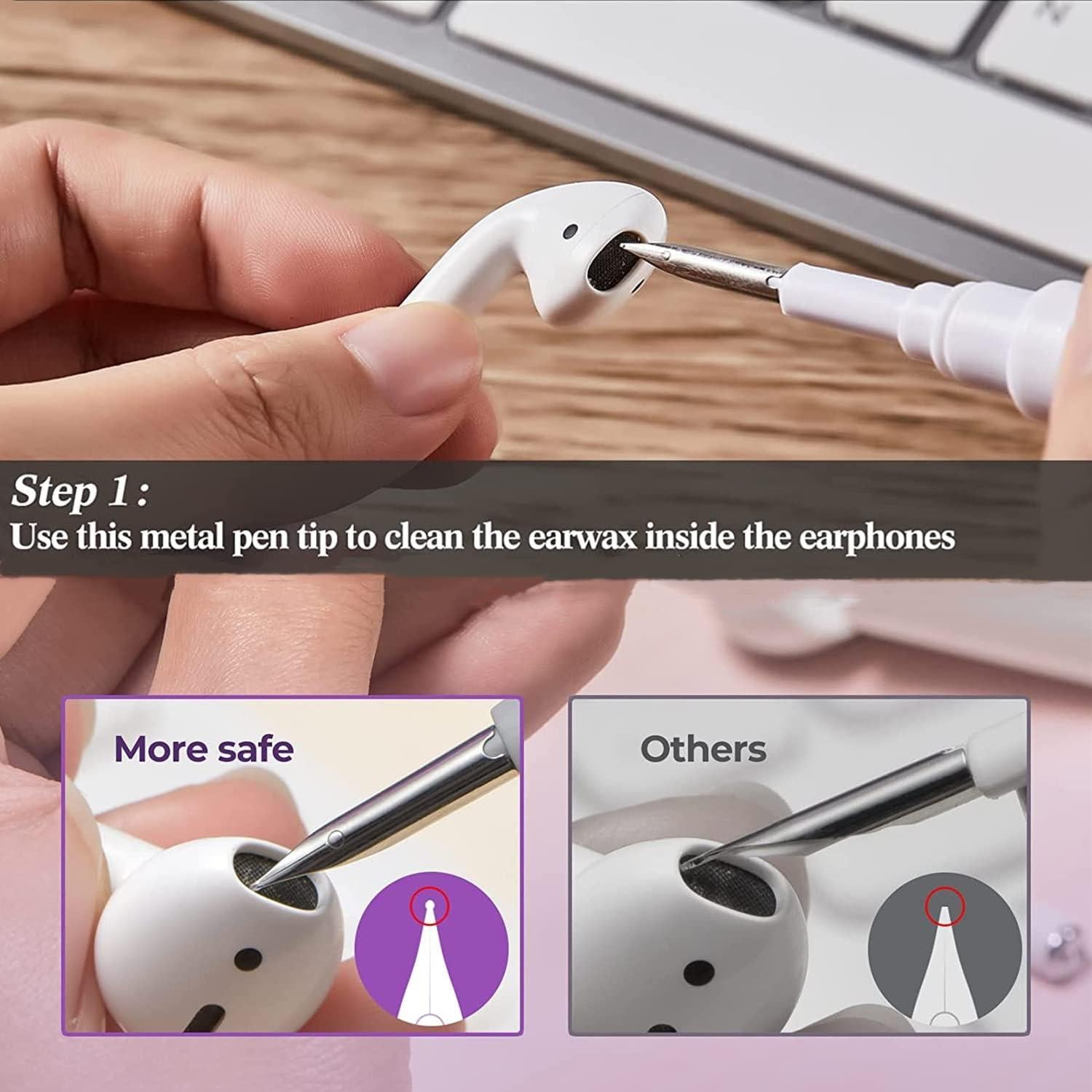 Kit de limpieza ZDAGO 3 en 1 para auriculares Bluetooth