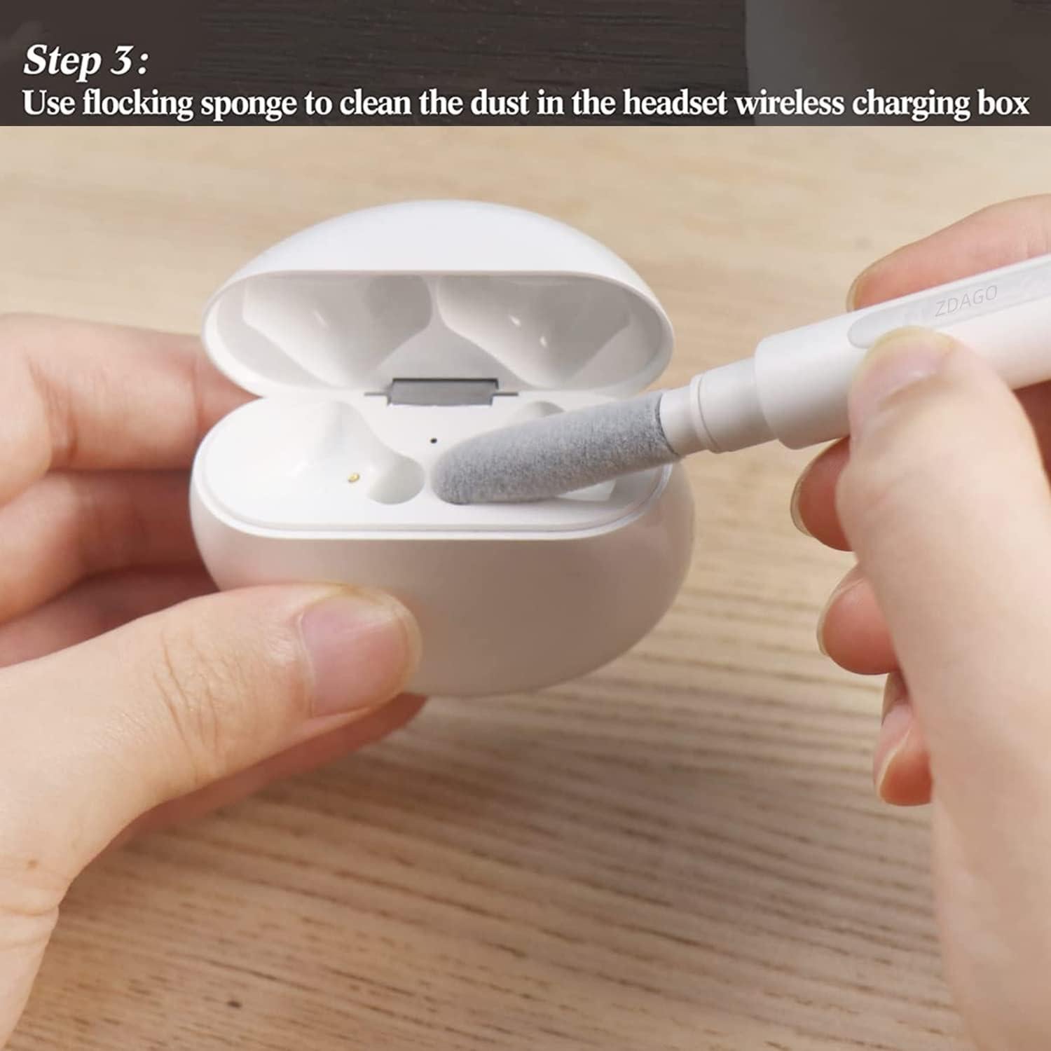 Kit de limpieza ZDAGO 3 en 1 para auriculares Bluetooth