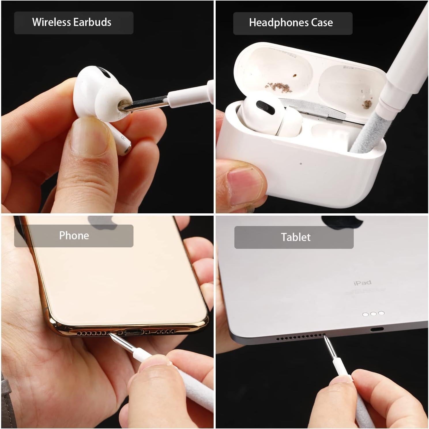 Kit de limpieza ZDAGO 3 en 1 para auriculares Bluetooth