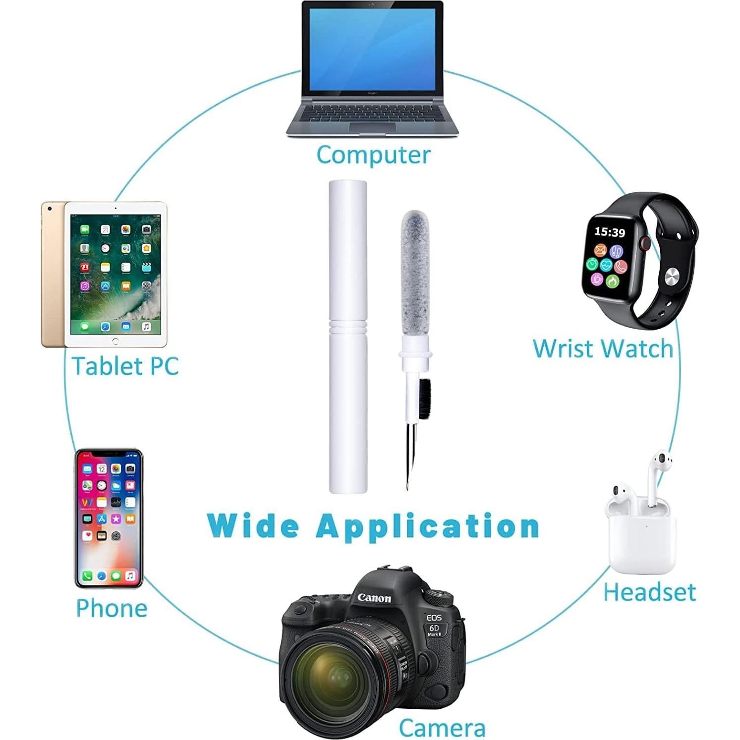 Kit de limpieza ZDAGO 3 en 1 para auriculares Bluetooth