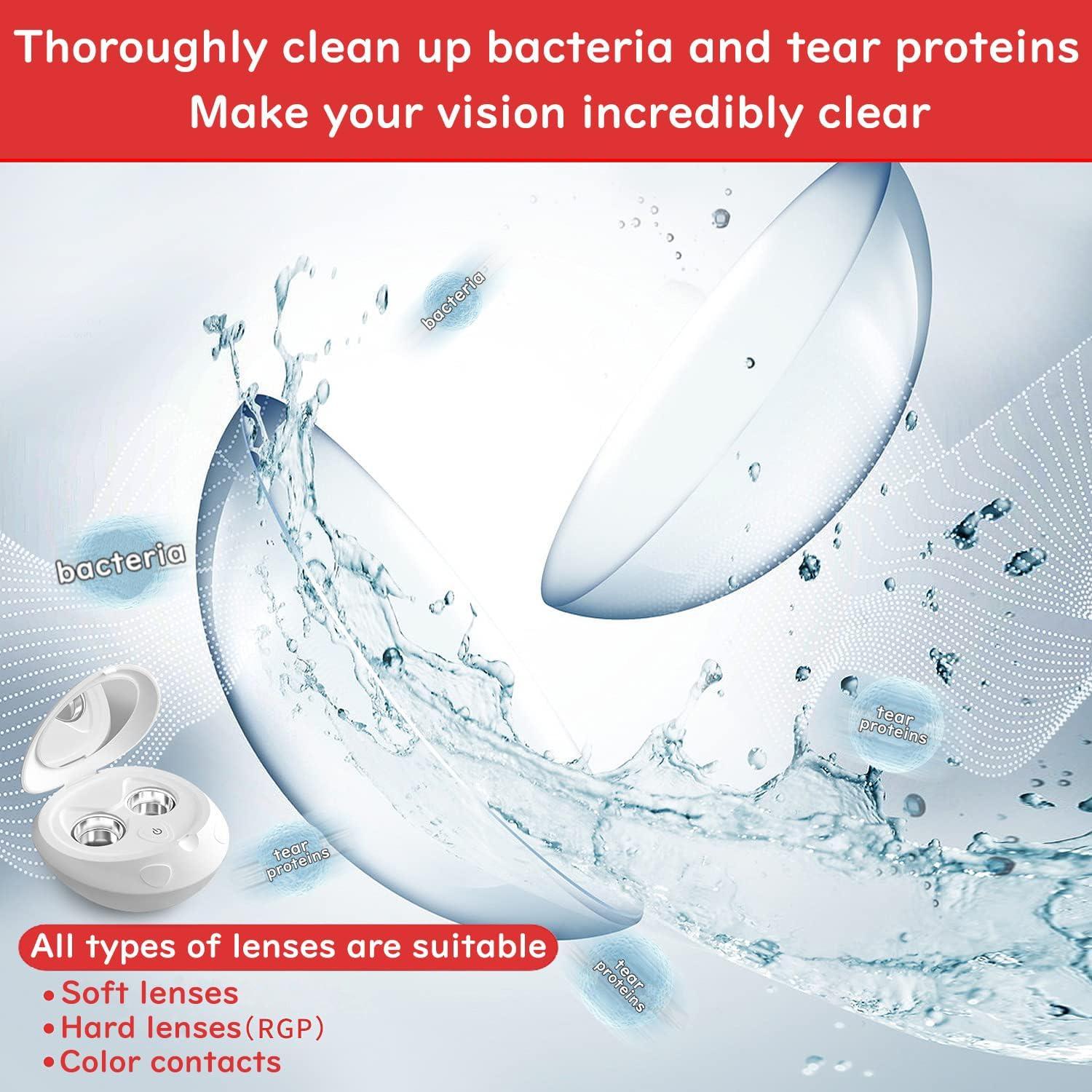 Limpiador Ultrasónico de Lentes Nexvolix 100KHz Portátil