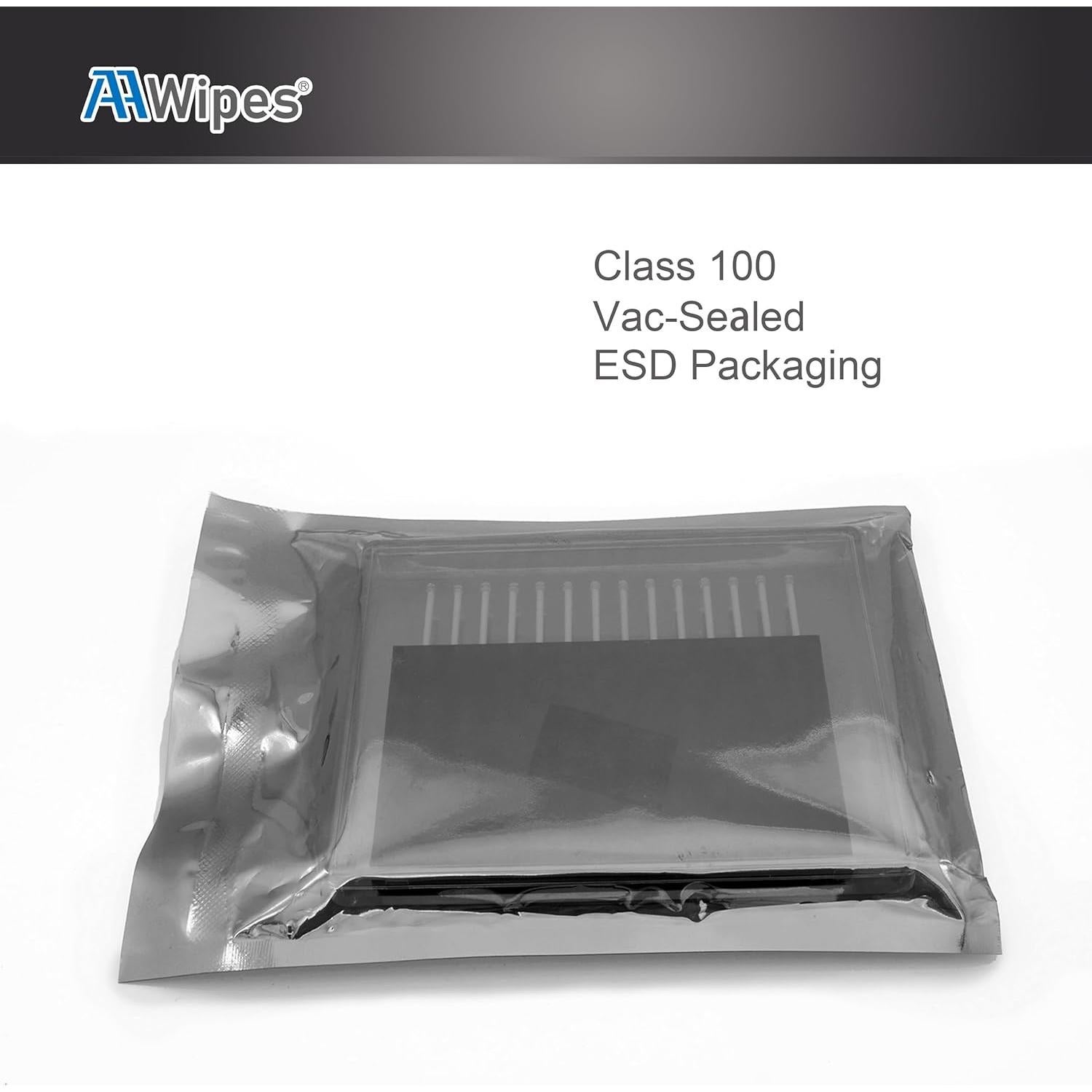 AAwipes Hisopos Adhesivos de Gel para Limpieza ESD - 10 Paquetes