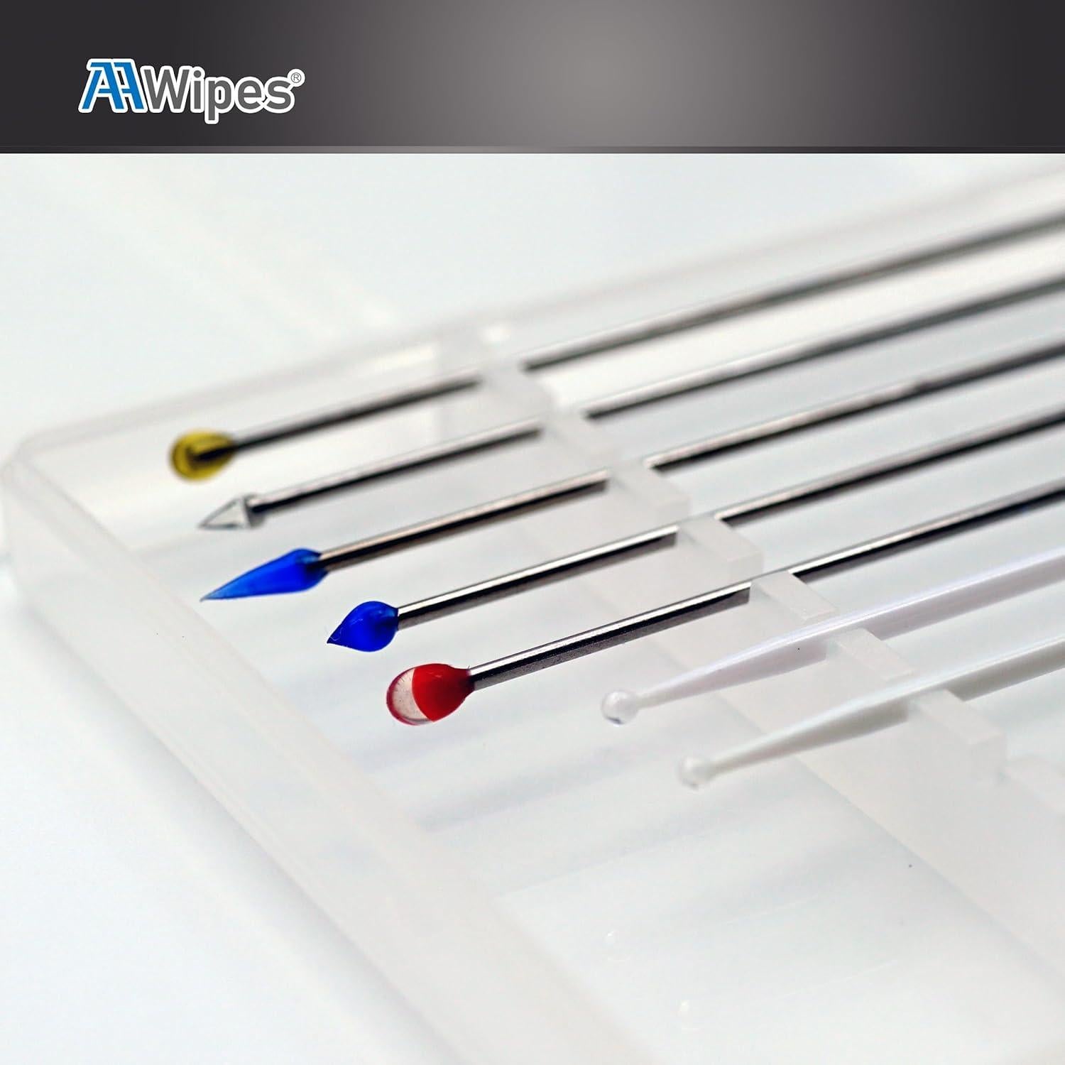 AAwipes Hisopos Adhesivos de Gel para Limpieza ESD - 10 Paquetes