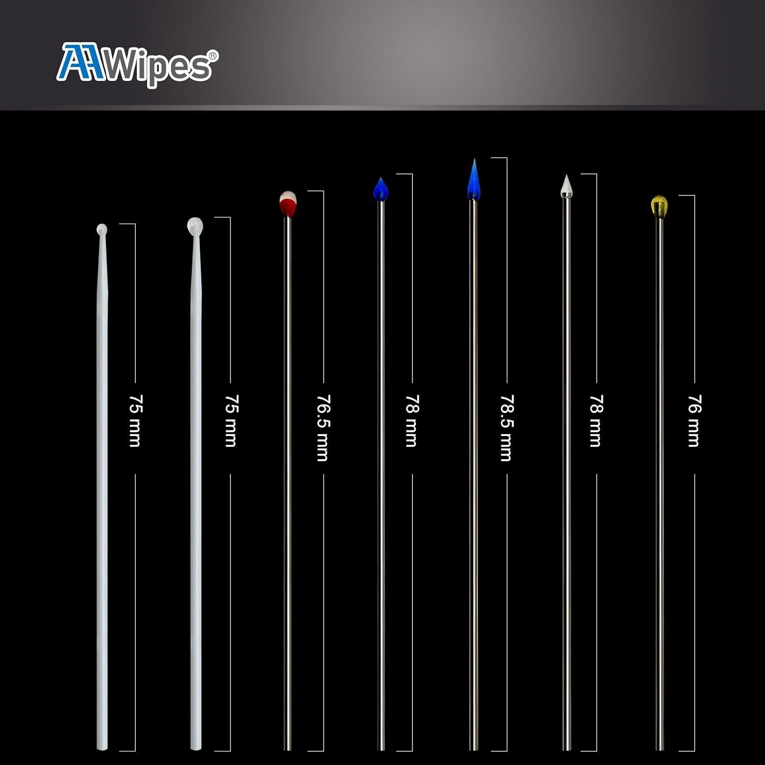 AAwipes Hisopos Adhesivos de Gel para Limpieza ESD - 10 Paquetes