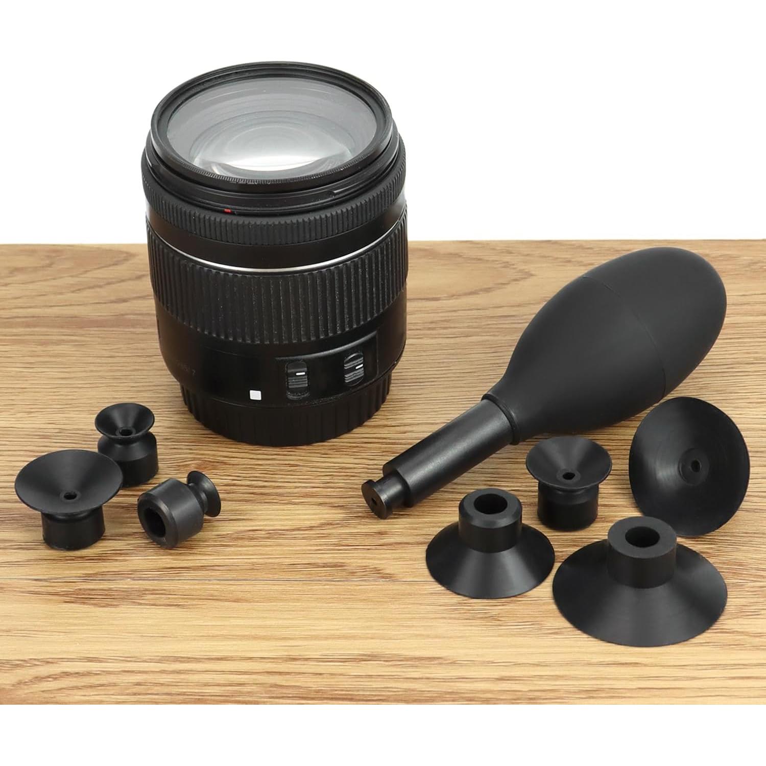 Kit de Ventosas para Lentes 8 en 1 QWORK - Silicona ESD