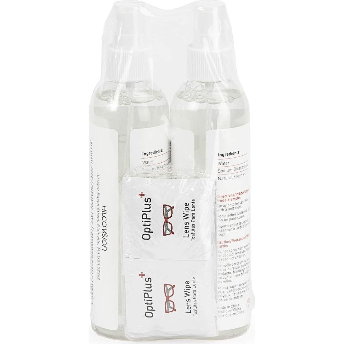Kit de Limpieza de Lentes OptiPlus | Spray y Paño Microfibra