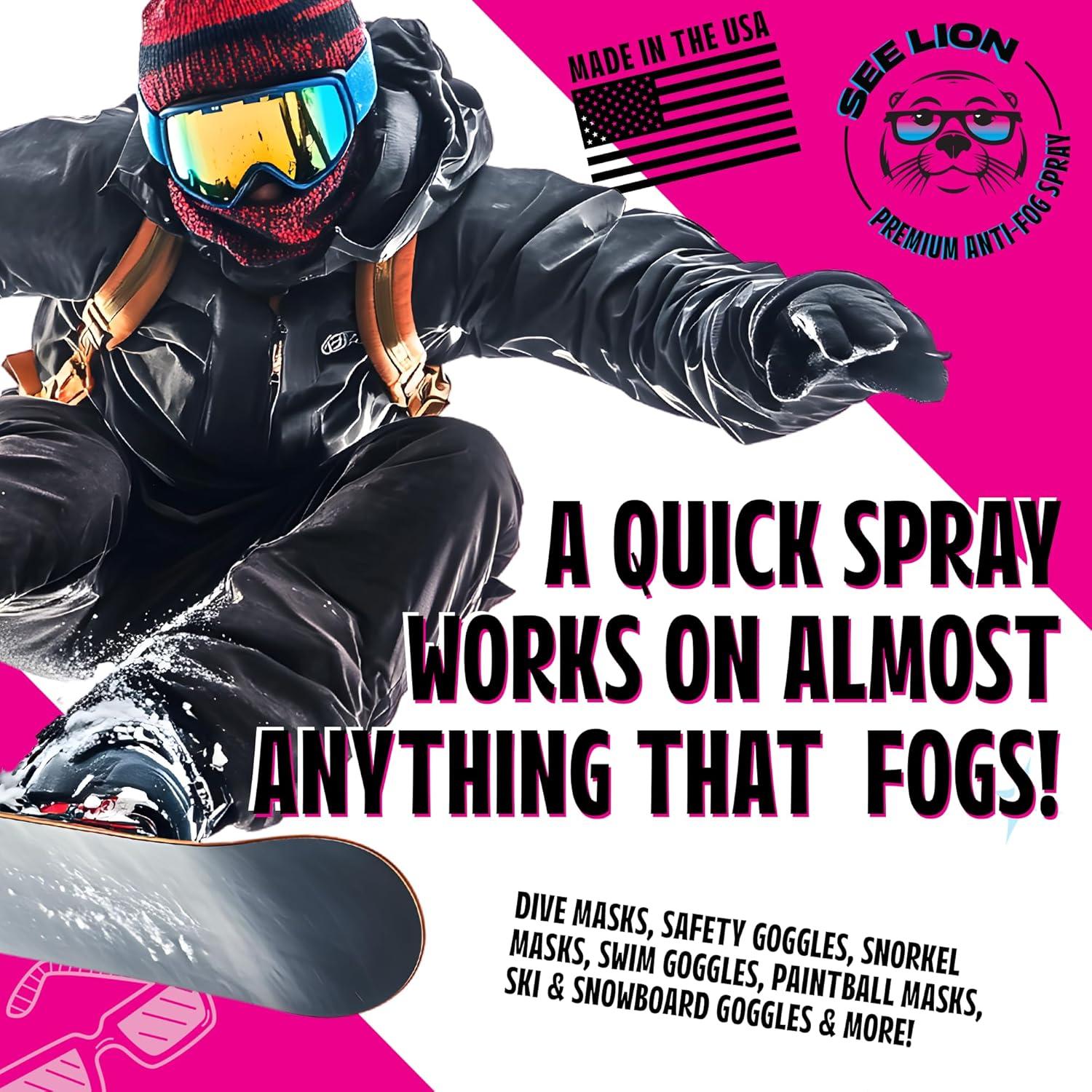 Spray Antivaho See Lion 30ml | Limpiador de Lentes Premium