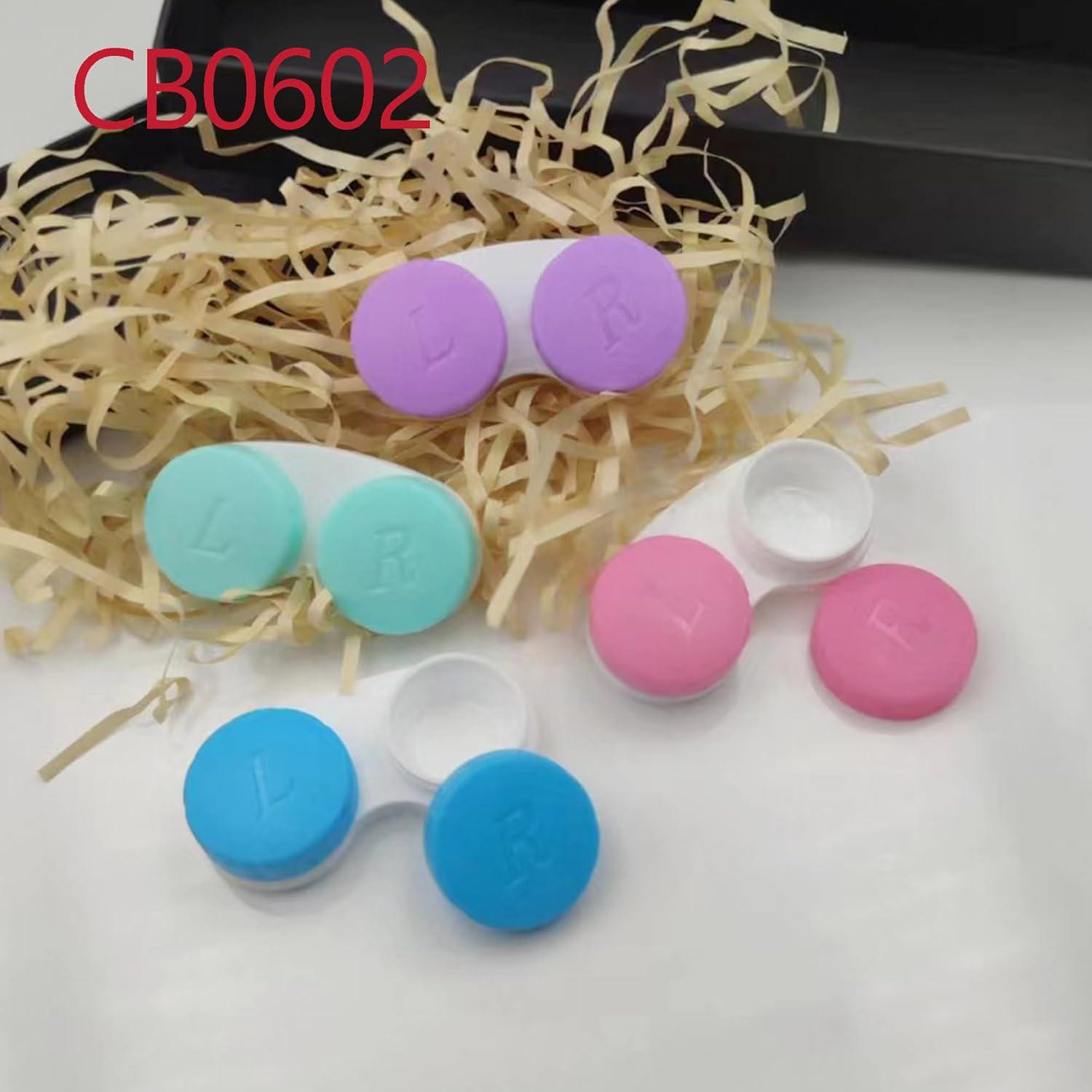 Juego de 12 estuches coloridos para lentes de contacto TUJAO