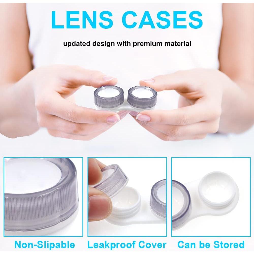 Estuches para Lentes de Contacto a Prueba de Fugas - 20 Piezas