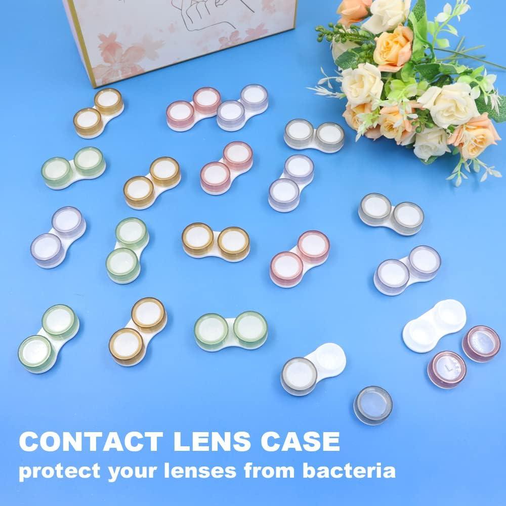 Estuches para Lentes de Contacto a Prueba de Fugas - 20 Piezas