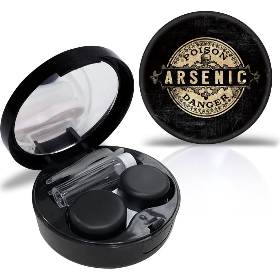 Caja de Contacto Savosang 2022 Portátil con Espejo y Accesorios